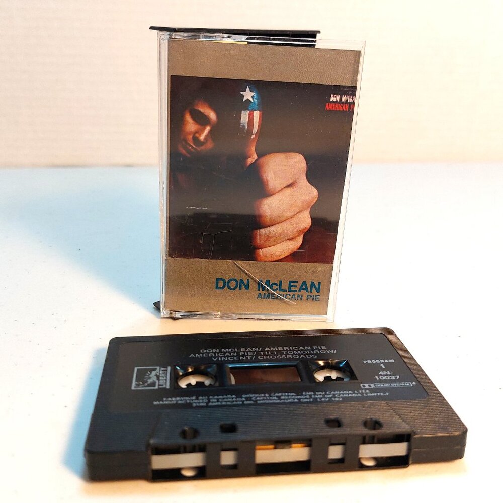 Don Mclean ~ American Pie (cassette tape, 1980) tested and works